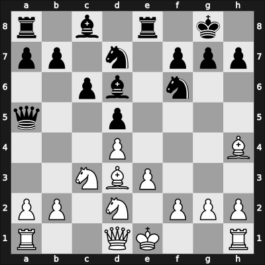 1952 Rio de Janeiro – Round 9 – De Souza Mendes, Joao – 1/2-1/2 – Bolbochan, Julio – G48