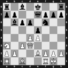 1952 Rio de Janeiro – Round 11 – Trifunovic, Petar – 1/2-1/2 – Dantas, Nelson – G63