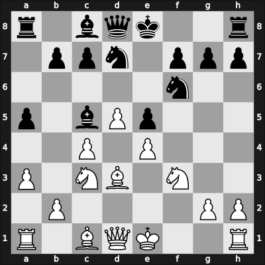 1952 URS Ch sf – Round ? – Kuzminykh, Evgeny – 1/2-1/2 – Rovner, Dmitry – G5