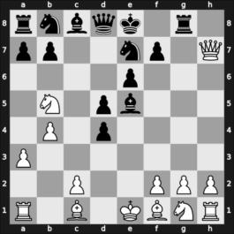 1952 URS Ch sf – Round ? – Kots, Yuri I – 1-0 – Khasin, Abram – G23