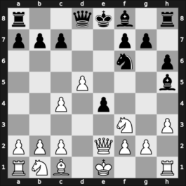 1952 URS Ch sf – Round 1 – Korchnoi, Viktor – 1-0 – Suetin, Alexey S – G5