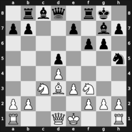 1952 URS Ch sf Leningrad RUS – Round ? – Bondarevsky, Igor – 1-0 – Kuzminykh, Evgeny – G7