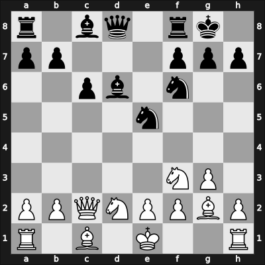 1952 URS Ch sf Leningrad RUS – Round ? – Alatortsev, Vladimir N. – 1/2-1/2 – Byvshev, Vasily – G9
