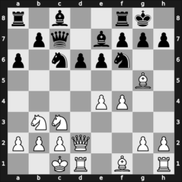 1952 URS Ch sf Leningrad RUS – Round ? – Kondratiev, Pavel E – 0-1 – Bondarevsky, Igor – G14