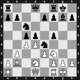 1952 URS ch sf – Round 4 – Ragozin, Viacheslav – 1-0 – Nikitin, Aleksander S – G23