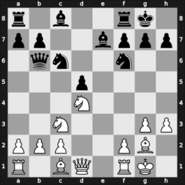 1952 URS ch sf – Round 5 – Bannik, Anatolij – 1/2-1/2 – Fridstein, German – G30
