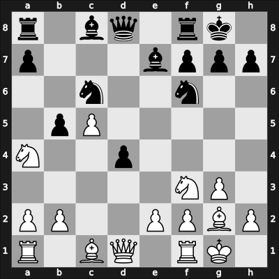 1952 USA Ch playoff – Round 9 – Evans, Larry M – 1/2-1/2 – Steiner, Herman – G6