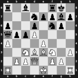 1952 Vienna 5152 – Round 7 – Matanovic, Aleksandar – 1/2-1/2 – Milic, Borislav – G3