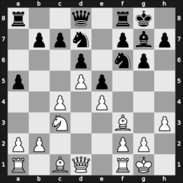 1952 Vienna 5152 – Round 9 – Lokvenc, Josef – 1/2-1/2 – Pilnik, Herman – G10
