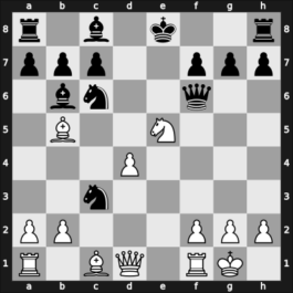 1952 Vienna 5152 – Round 11 – Kopetzky, Karl – 0-1 – Canal, Esteban – G22