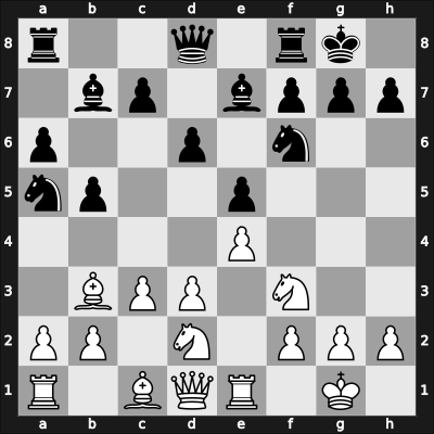 1952 YUG Ch – Round 2 – Matanovic, Aleksandar – 1-0 – Trajkovic, Mihajlo – G3