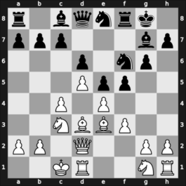 1953 Bariloche – Round 7 – Eliskases, Erich – 1-0 – Reinhardt, Heinrich – G31