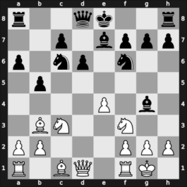 1953 Bucharest – Round 2 – Ciocaltea, Victor – 1/2-1/2 – Spassky, Boris Vasily – G23