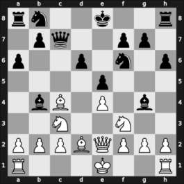 1953 Bucharest – Round 8 – Troianescu, Octav – 0-1 – Ciocaltea, Victor – G79
