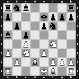 1953 Bucharest – Round 9 – Smyslov, Vladimir – 1-0 – Stoltz, Gosta – G86