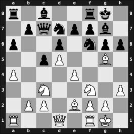 1953 Bucharest – Round 9 – Golombek, Harry – 0-1 – Reicher, Emanoil-George – G89