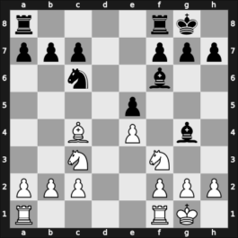 1953 Bucharest – Round 11 – Ciocaltea, Victor – 1/2-1/2 – Szabo, Ladislav – G110