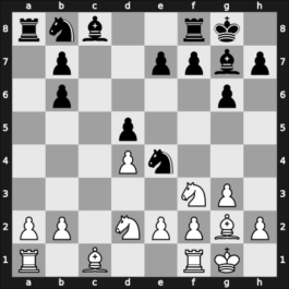 1953 Bucharest – Round 13 – Golombek, Harry – 0-1 – O&rsquo;Kelly, Albéric de Galway – G123