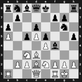 1953 Budapest ch-HUN – Round 1 – Kluger, Gyula – 0-1 – Meszaros, Gyula – G2