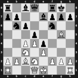 1953 Budapest ch-HUN – Round 1 – Tipary, Lajos – 1/2-1/2 – Laszlo, Csaba – G10