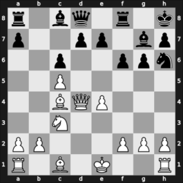 1953 Budapest ch-HUN – Round 1 – Meszaros, Gyula – 1/2-1/2 – Szilagyi, Gyorgy Laszlo – G23