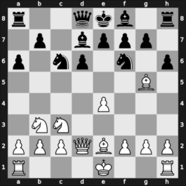 1953 Budapest ch-HUN – Round 1 – Dely, Peter – 0-1 – Rethy, Pal – G25