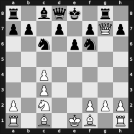 1953 Buenos Aires ch-ARG – Round 1 – Benko, Francisco – 1-0 – Wexler, Bernardo – G2