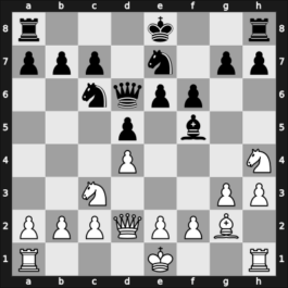 1953 CSR Ch Prague – Round 1 – Zíta, František – 1-0 – Vesely, Jiri – G5