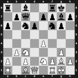 1953 CSR Ch Prague – Round 11 – Vesely, Jiri – 1/2-1/2 – Filip, Miroslav – G68