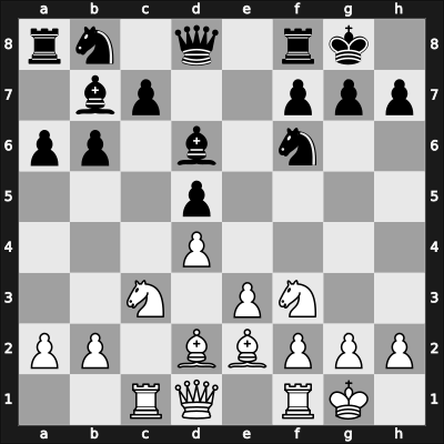 1953 Candidats Tournament – Round 4 – Bronstein, David I – 1/2-1/2 – Averbakh, Yuri L – G21