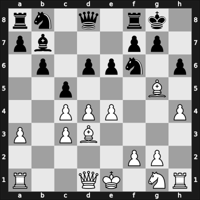 1953 Candidats Tournament – Round 11 – Keres, Paul Petrovich – 1/2-1/2 – Reshevsky, Samuel – G67