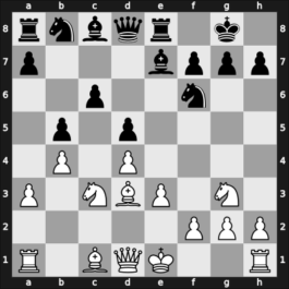 1953 Candidats Tournament – Round 15 – Reshevsky, Samuel – 1/2-1/2 – Taimanov, Mark E – G93
