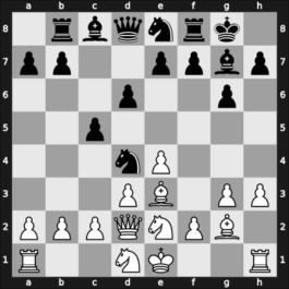 1953 Candidats Tournament – Round 15 – Keres, Paul Petrovich – 1/2-1/2 – Najdorf, Miguel – G96