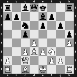1953 Candidats Tournament – Round 19 – Szabo, Laszlo – 1/2-1/2 – Reshevsky, Samuel – G122