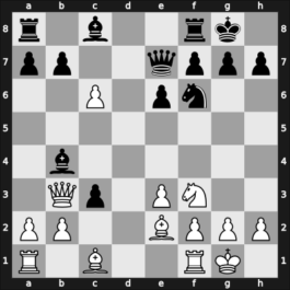 1953 Candidats Tournament – Round 20 – Bronstein, David I – 1-0 – Szabo, Laszlo – G127