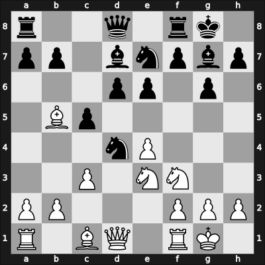 1953 Candidats Tournament – Round 25 – Szabo, Laszlo – 1/2-1/2 – Averbakh, Yuri L – G166