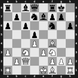 1953 FRA Ch 28th – Round 7 – Tartakower, Savielly – 1/2-1/2 – Sansas – G13