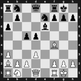 1953 FRA Ch 28th – Round 8 – Gorog, Almos – 0-1 – Tartakower, Savielly – G17