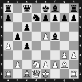 1953 FRA Ch 28th – Round 9 – Bergraser, Volf – 0-1 – Gorog, Almos – G18