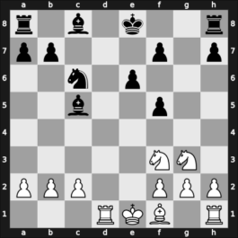 1953 FRG Ch 02nd – Round 6 – Joppen, Egon – 0-1 – Heinicke, Herbert – G11