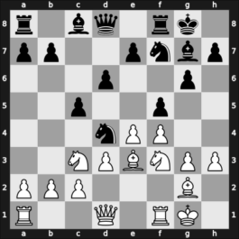 1953 GDR Ch Jena GER – Round 1 – Rittner, Horst – 0-1 – Kuebart, Erich – G2