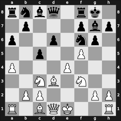 1953 GDR Ch Jena GER – Round 8 – Rittner, Horst – 1-0 – Elstner, Rudolf – G17