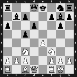 1953 GDR Ch Jena GER – Round 10 – Koch, Berthold – 0-1 – Fuchs, Reinhart – G21