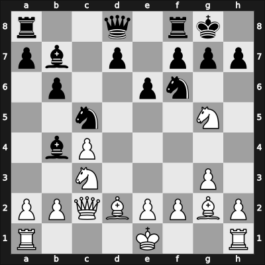 1953 GER Ch 15th – Round 4 – Kraus, Rudolf – 0-1 – Fuchs, Reinhart – G11