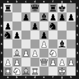 1953 GER Ch 15th – Round 7 – Hoffmann, Hans – 0-1 – Platz, Hans – G15