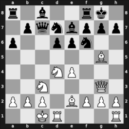1953 GER Ch 15th – Round 10 – Platz, Hans – 1-0 – Saenger, Fritz – G21