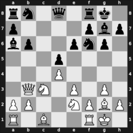 1953 Glasgow International – Round 4 – Fairhurst, William – 1/2-1/2 – Penrose, Jonathan – G10