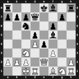 1953 HUN Ch Budapest HUN – Round 1 – Gasztonyi, Endre – 1-0 – Szilagyi, Gyorgy Laszlo – G12