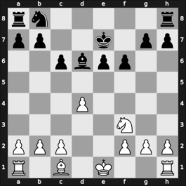 1953 HUN Ch Budapest HUN – Round 1 – Szily, Jozsef – 1/2-1/2 – Barcza, Gedeon – G31