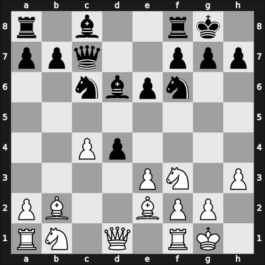 1953 HUN Ch Budapest HUN – Round 1 – Rethy, Pal – 1/2-1/2 – Florian, Tibor – G38